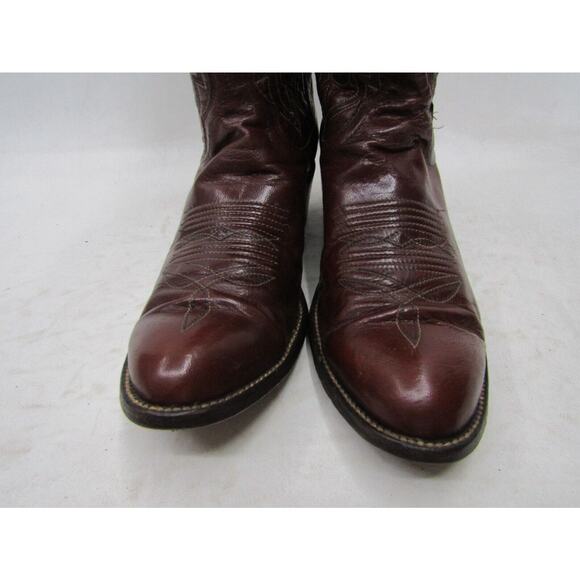 Dan Post Mens Size 8.5 D Burgundy Leather Cowboy Western Boots main image 9